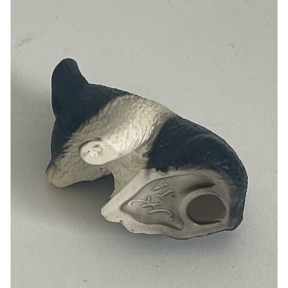 Vintage The Harvey Knox Kingdom PIG SITTING Piglet Figurine Japan - Picture 4 of 4